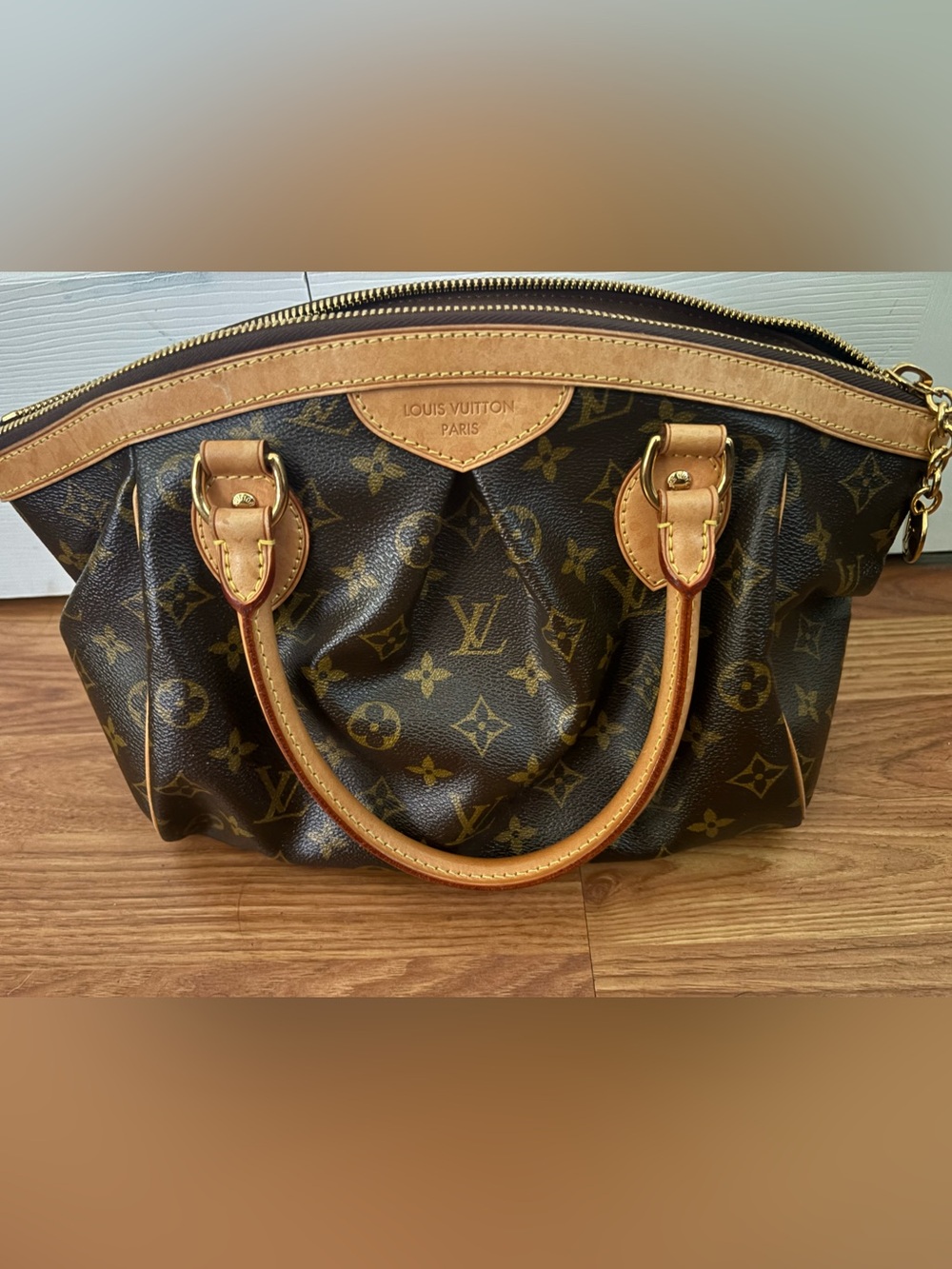 Louis Vuitton Monogram Canvas Satchel - Brown/Tan/Gold Hardware